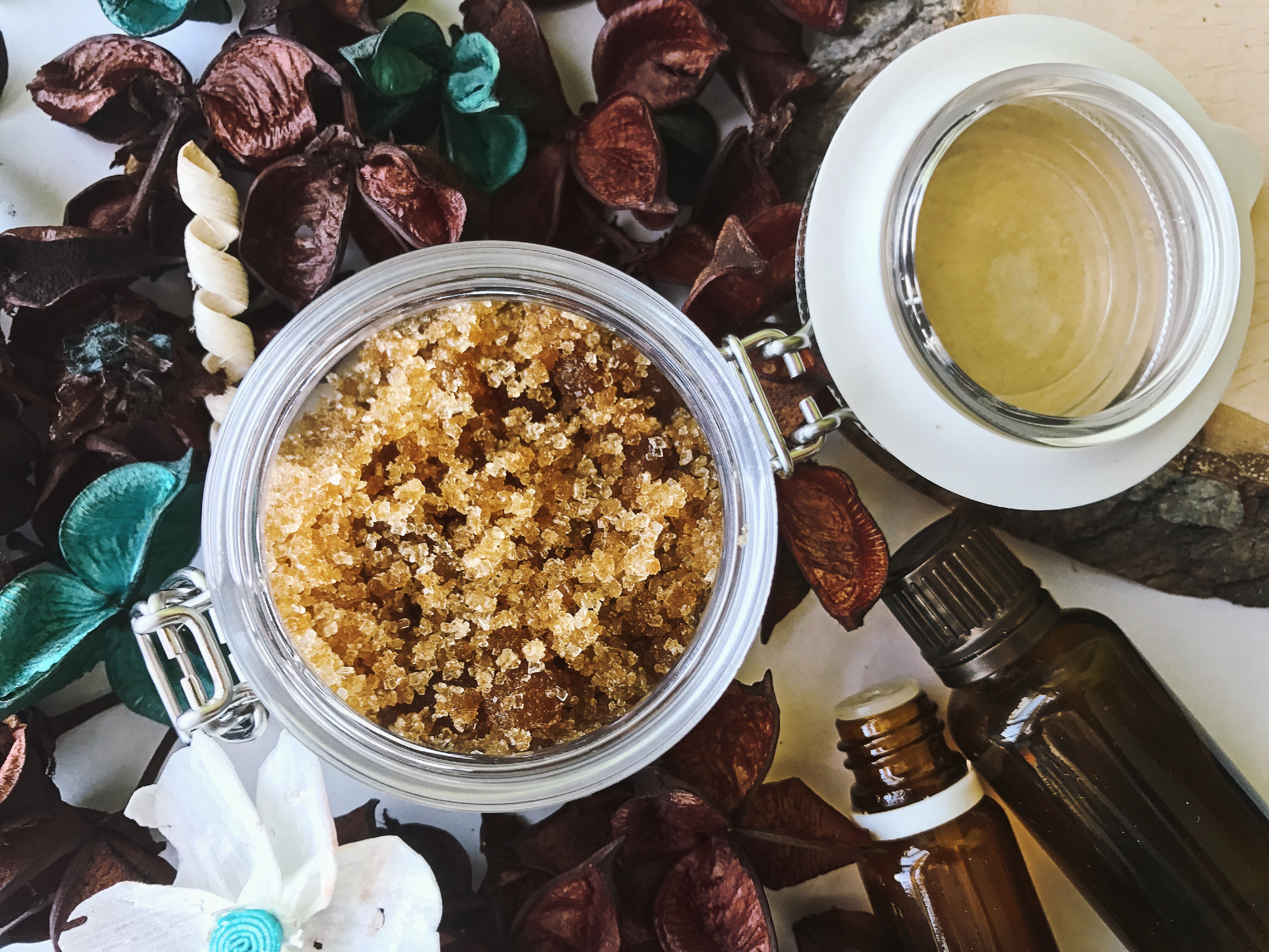 Rejuvenate - Sugar Scrub Infused with Raw Honey, Lemongrass & Tea Tree Essential oils